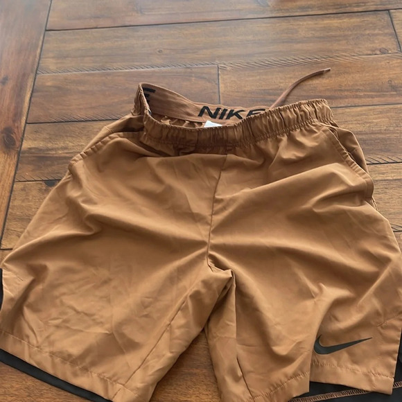 Nike Dri-Fit Flex 9" Men Training Running Workout Shorts Ale Brown Size small - Picture 9 of 9